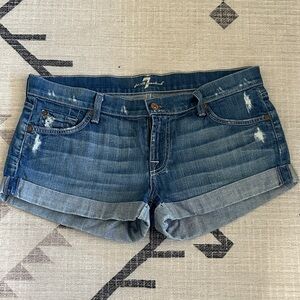 7 for All Mankind distressed shorts